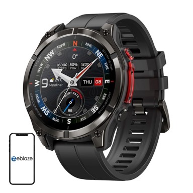 ZEBLAZE Pametni sat Stratos 4 Pro, 1.43", 466 x 466, GPS, AMOLED, crna